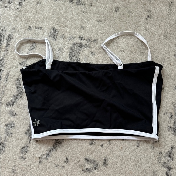 Black and White Sports Bra - Picture 2 of 2